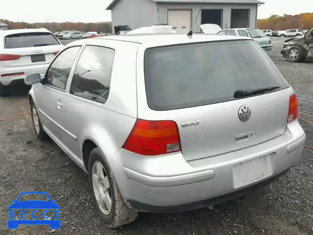 2001 VOLKSWAGEN GOLF WVWBT21J01W082880 image 2