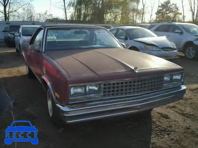 1986 CHEVROLET EL CAMINO 3GCCW80Z4GS914473 зображення 0