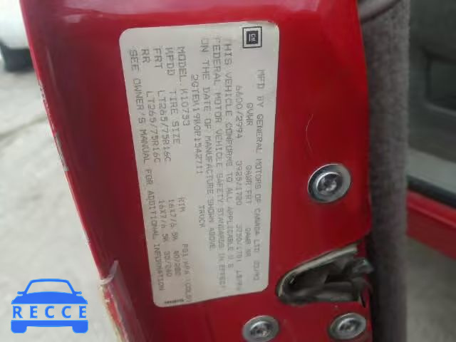 1993 GMC SIERRA K15 2GTEK19K0P1542711 image 9