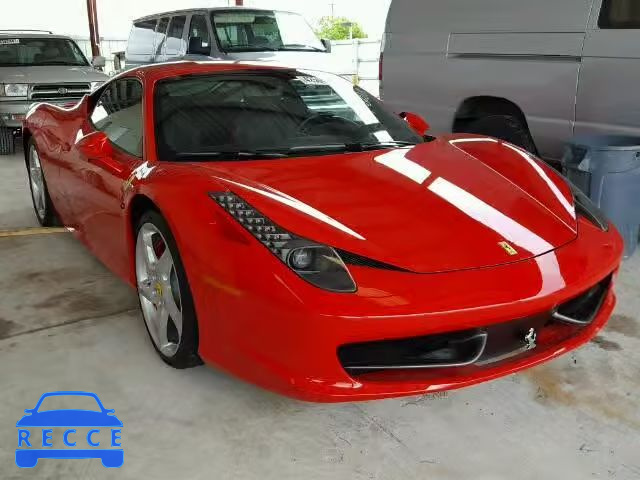 2011 FERRARI 458 ITALIA ZFF67NFA3B0179030 image 0