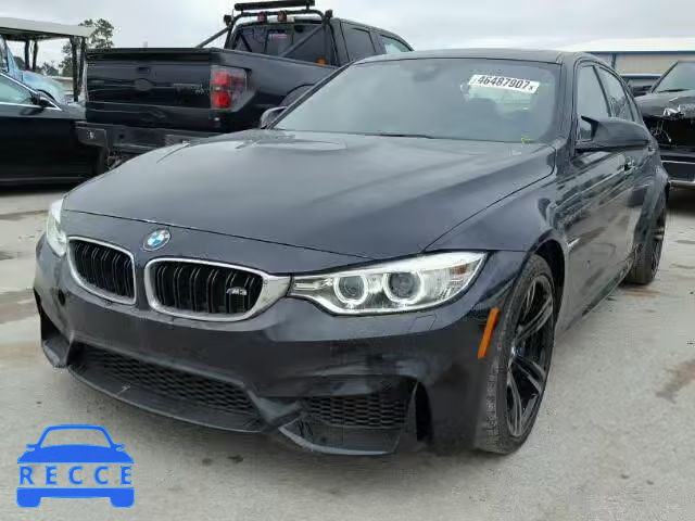 2015 BMW M3 WBS3C9C53FP804849 image 1