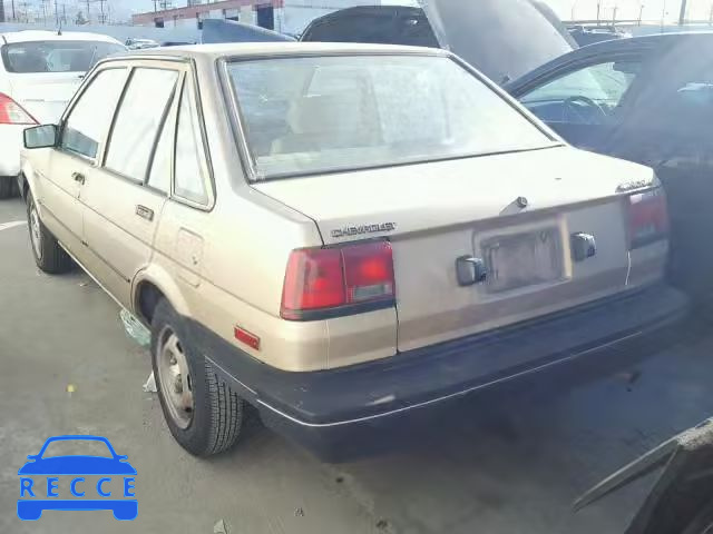 1988 CHEVROLET NOVA 1Y1SK5149JZ037350 image 2