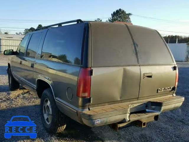 1999 CHEVROLET SUBURBAN K 1GNFK16R3XJ493202 зображення 2