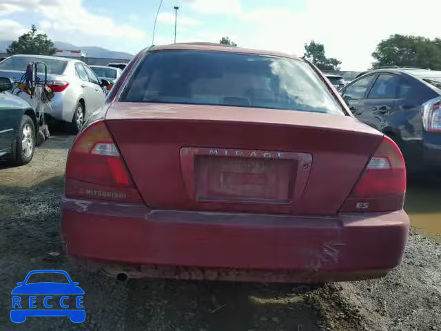 2001 MITSUBISHI MIRAGE JA3AY26C01U036399 image 8