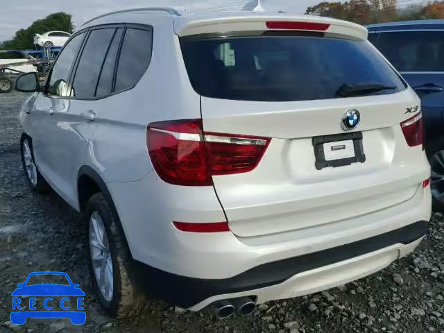 2016 BMW X3 5UXWX9C5XG0D79022 image 2