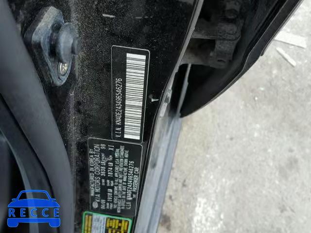 2009 KIA RIO 5 SX KNADE243496546276 image 9