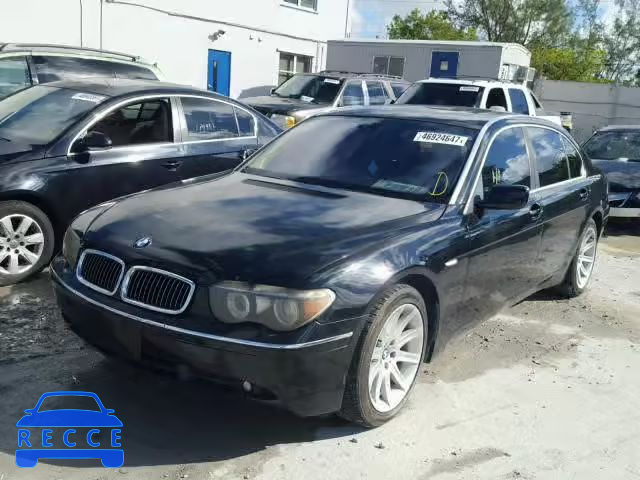 2004 BMW 745 WBAGN63544DS53621 зображення 1