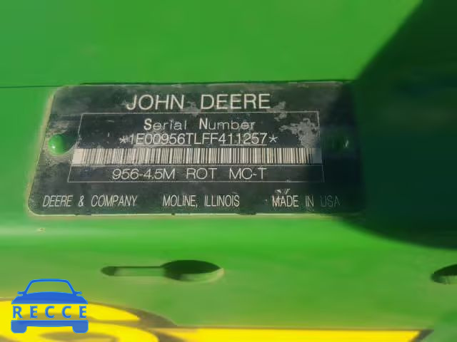 2014 JOHN DEERE 1E00956TLFF411257 image 9