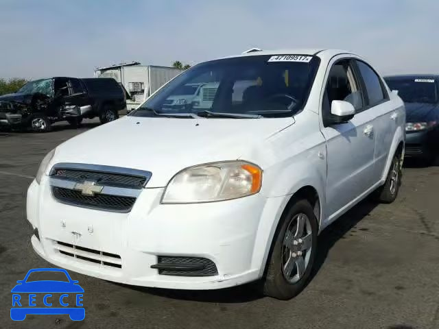 2007 CHEVROLET AVEO BASE KL1TD56617B184462 image 1