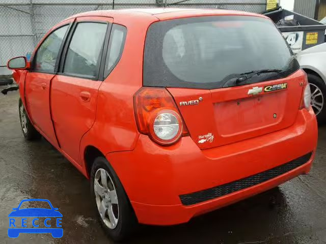 2009 CHEVROLET AVEO LS KL1TD66EX9B647568 зображення 2