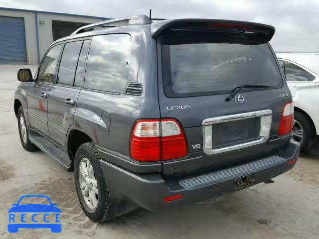 2003 LEXUS LX 470 JTJHT00WX33532211 image 2