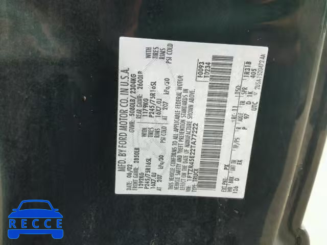 2002 FORD RANGER SUP 1FTZR45E22TA77222 image 9