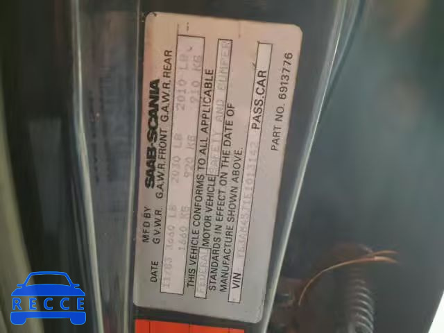 1984 SAAB 900 YS3AM45J1E1013142 image 9