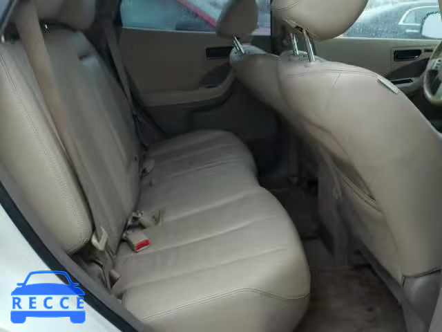 2005 NISSAN MURANO SL JN8AZ08W65W428909 image 5