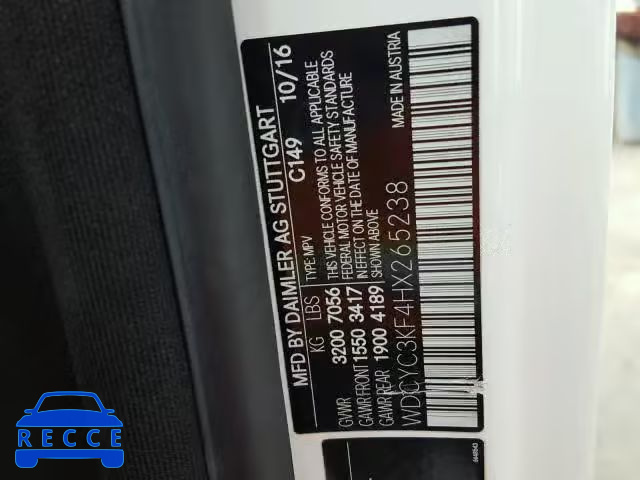 2017 MERCEDES-BENZ G 550 WDCYC3KF4HX265238 зображення 9