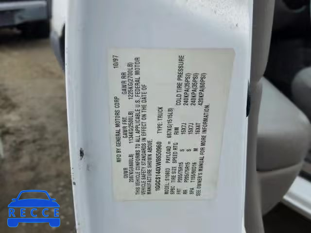 1998 ISUZU HOMBRE 1GGCS144XW8650960 image 9