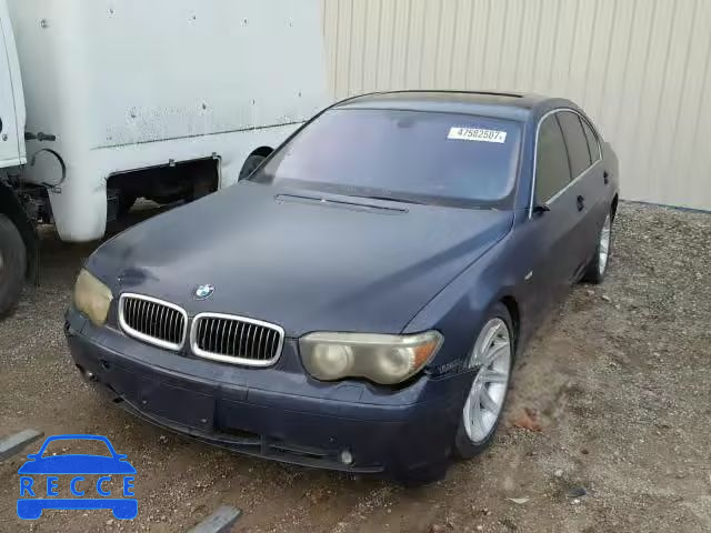 2002 BMW 745 I WBAGL63402DP55049 image 1
