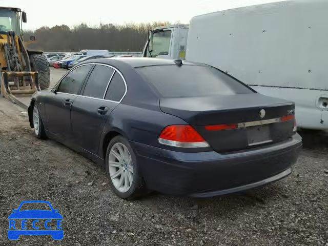 2002 BMW 745 I WBAGL63402DP55049 image 2