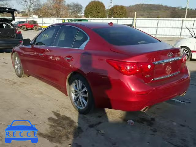 2014 INFINITI Q50 BASE JN1BV7AR6EM689710 image 2