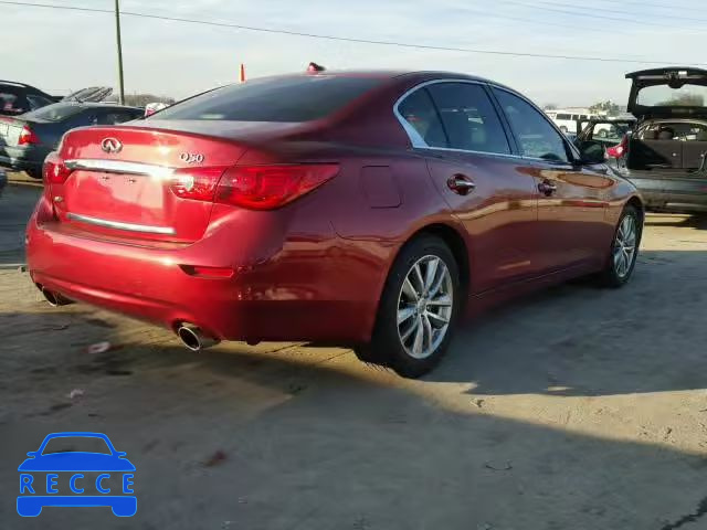 2014 INFINITI Q50 BASE JN1BV7AR6EM689710 зображення 3