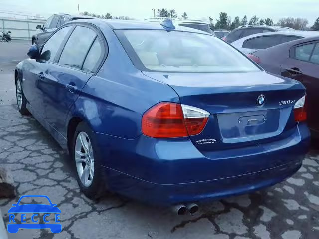 2008 BMW 328 XI SUL WBAVC73548KP39351 зображення 2