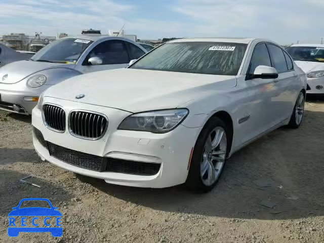 2014 BMW 750 I WBAYA8C5XED228364 зображення 1