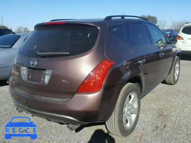 2004 NISSAN MURANO SL JN8AZ08T94W206885 image 3