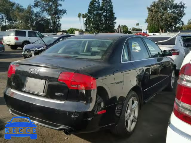 2008 AUDI A4 2.0T WAUAF78E78A086647 зображення 3