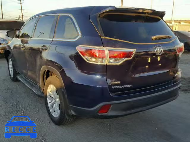 2016 TOYOTA HIGHLANDER 5TDBKRFH7GS345280 зображення 2