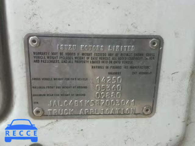 1994 ISUZU NPR JALC4B1K5R7003041 Bild 9