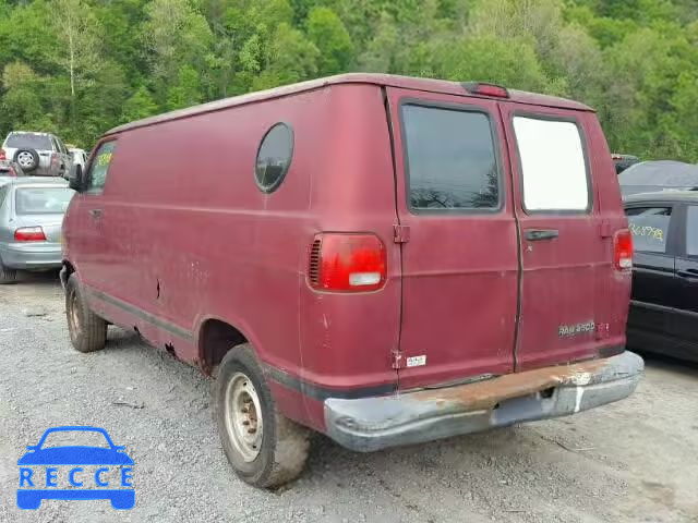 1999 DODGE RAM VAN B2 2B7JB21Z6XK569127 image 2