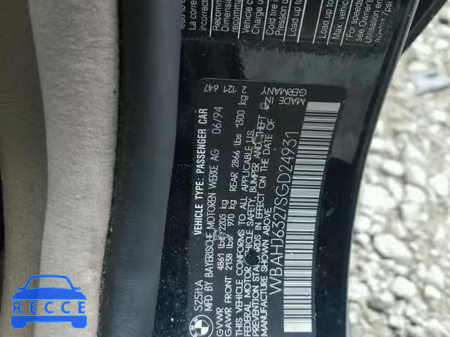 1995 BMW 525 IT AUT WBAHJ6327SGD24931 image 9