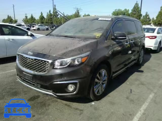 2016 KIA SEDONA SXL KNDME5C17G6187264 image 1