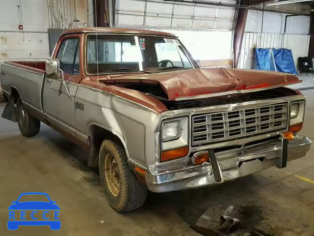 1985 DODGE D-SERIES D 1B7GD14T6FS657394 зображення 0