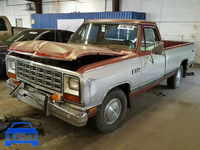 1985 DODGE D-SERIES D 1B7GD14T6FS657394 зображення 1