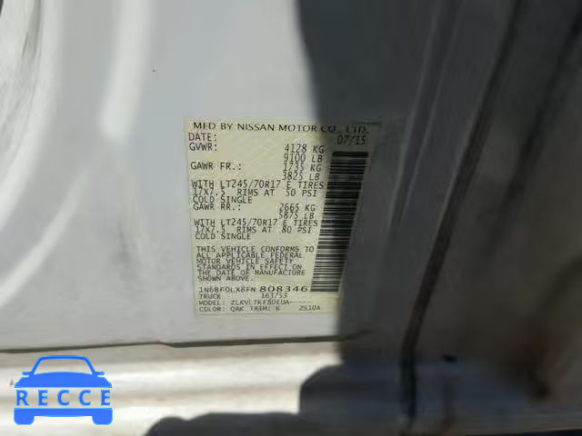 2015 NISSAN NV 2500 1N6BF0LX8FN808346 image 9