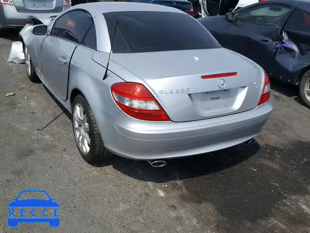 2007 MERCEDES-BENZ SLK 350 WDBWK56F17F147009 image 2