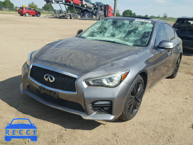 2015 INFINITI Q50 HYBRID JN1AV7ARXFM850136 image 1