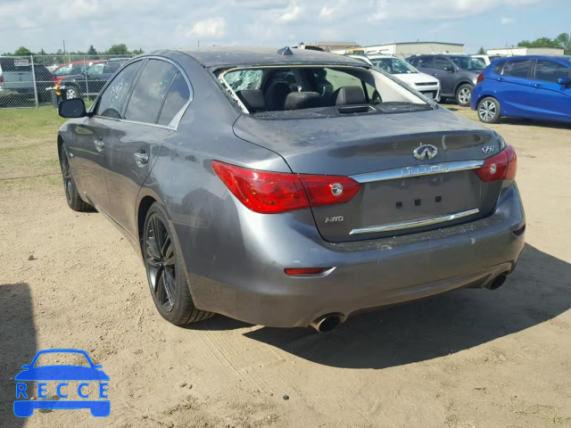 2015 INFINITI Q50 HYBRID JN1AV7ARXFM850136 image 2