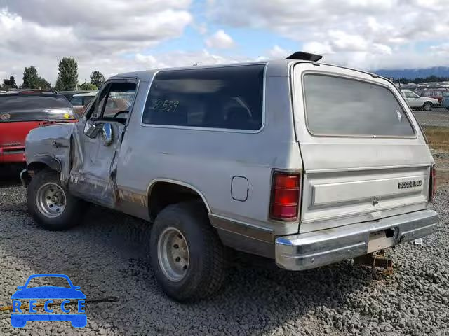 1990 DODGE RAMCHARGER 3B4GM17Z1LM056718 image 2