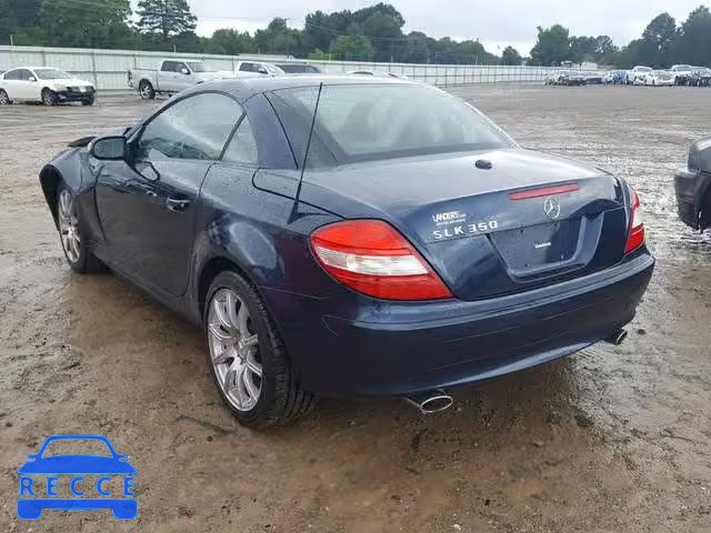 2007 MERCEDES-BENZ SLK 350 WDBWK56F57F149054 image 2