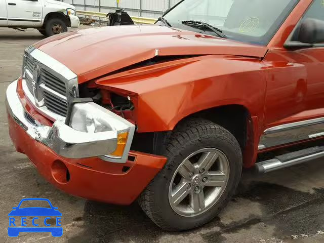 2007 DODGE DAKOTA LAR 1D3HW52P57S196130 зображення 8