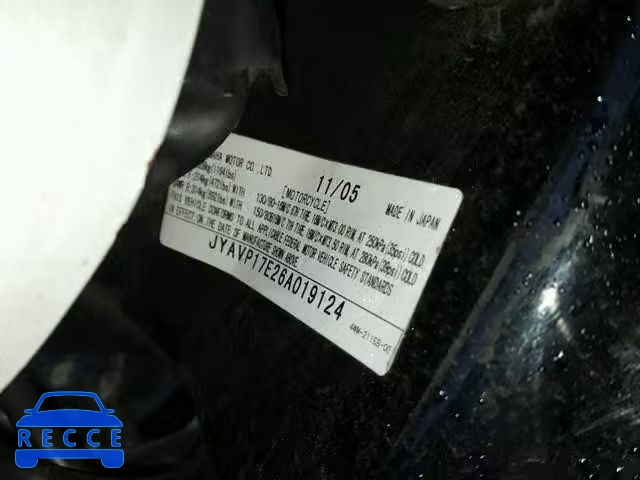 2006 YAMAHA XV1700 A JYAVP17E26A019124 image 9