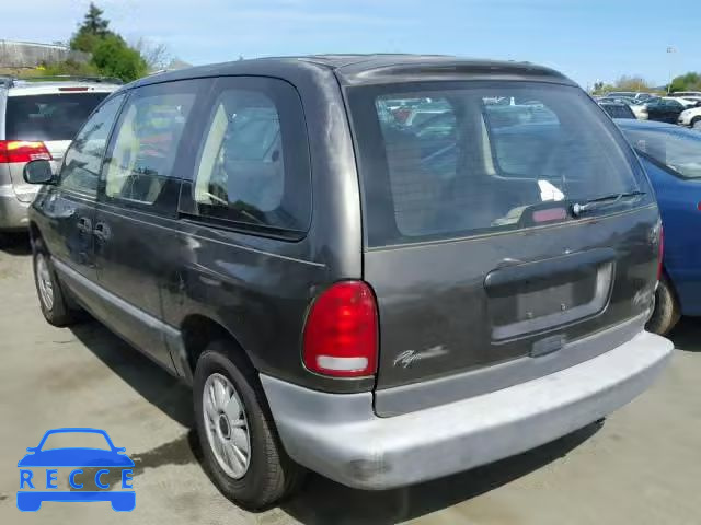 1997 PLYMOUTH VOYAGER SE 2P4GP4535VR125136 image 2