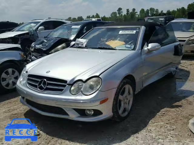 2007 MERCEDES-BENZ CLK 550 WDBTK72F57T075253 image 1