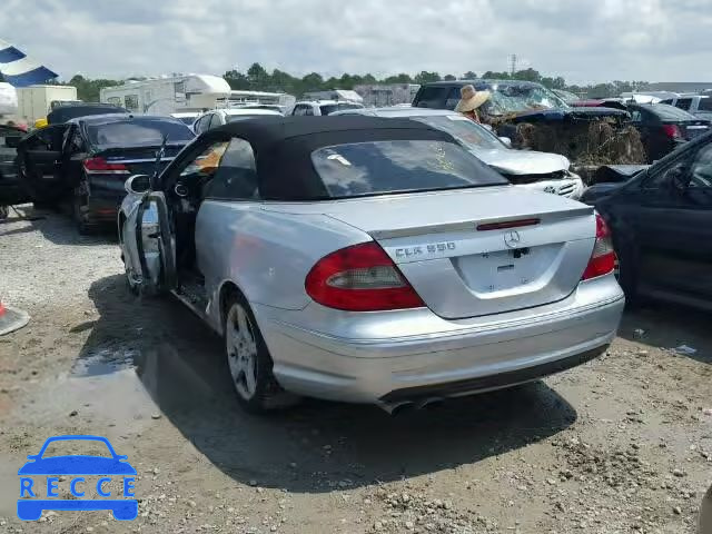 2007 MERCEDES-BENZ CLK 550 WDBTK72F57T075253 image 2