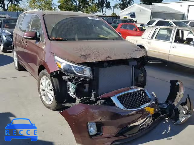 2017 KIA SEDONA EX KNDMC5C18H6264439 зображення 0