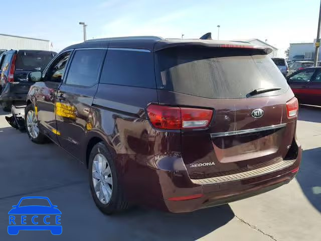 2017 KIA SEDONA EX KNDMC5C18H6264439 зображення 2