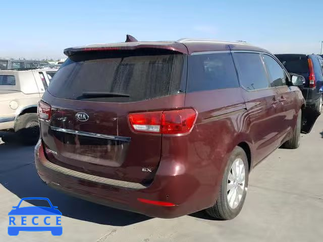2017 KIA SEDONA EX KNDMC5C18H6264439 зображення 3