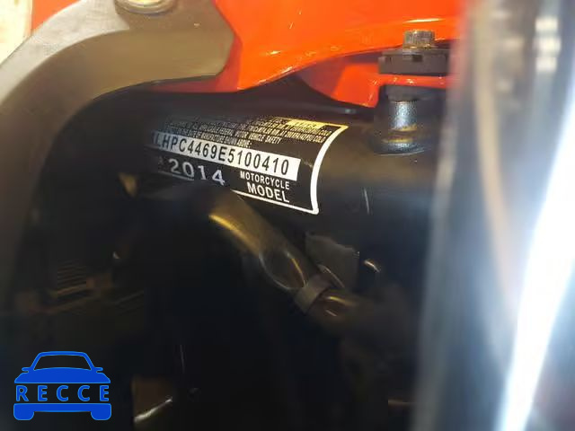 2014 HONDA CBR500 R MLHPC4469E5100410 зображення 9